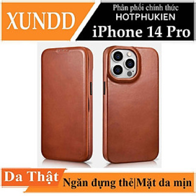 Bao da thể thao chống sốc dành cho iPhone 14 Pro (6.1 inch) hiệu XUNDD Gra Series có ngăn đựng thẻ Card ATM visit cao cấp Bảo vệ toàn diện 360 độ, Smartsleep thông minh - hàng nhập khẩu