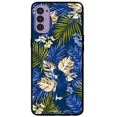 Ốp lưng dành cho Oppo Reno 4 mẫu Họa Tiết Hoa Xanh Dương