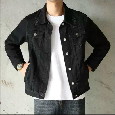áo Jean đen cơ bản nam nữ