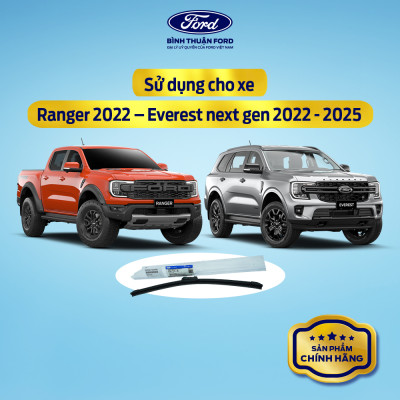 [COMBO GIÁ HỜI] Khung Lá Gạt Nước, Gạt Mưa Ô tô (Trái + Phải) - Ford Ranger, Everest 2022+++
