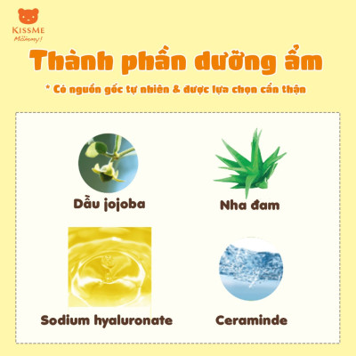 Sữa Dưỡng Thể Kissme Mommy Body Milk Cấp Ẩm Dành Cho Bé Từ 06 Tháng Tuổi Và Làn Da Nhạy Cảm (200G)