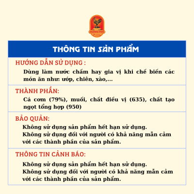 Nước chấm cá cơm Hương Phú 7 độ đạm 1000ML