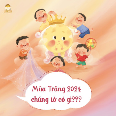 Sách - Boxset trung thu Chuyện mùa trăng - Ai chờ trăng tới? (Bìa cứng 1 cuốn truyện kèm 1 cuốn thơ) - Lionbooks