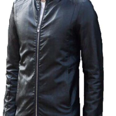 Áo Khoác Da Nam Cổ Trụ Lót Lông Cao Cấp ShopN6 AKD18