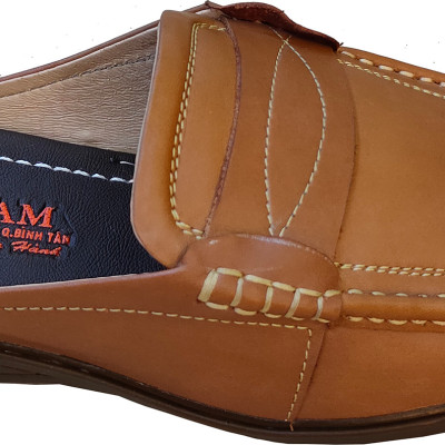 Dép Bít Mũi Nam Da Bò Thật HÀ NAM Cao Cấp GSB2032