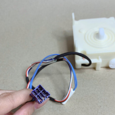 MOTOR ĐÁ XOAY, MOTOR ĐÁ RƠI, MOTOR ĐỔ ĐÁ TỦ LẠNH SIDE BY SIDE HITACHI 6 CÁNH– HÀNG CHÍNH HÃNG