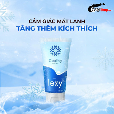 Gel bôi trơn bạc hà mát lạnh - Lexy Cooling - Chai 55ml