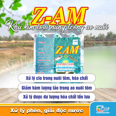 Z AM - Giải pháp xử lý cải thiện chất lượng nước ao nuôi tôm cá