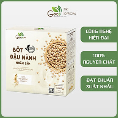 Bột đậu nành nhân sâm Goce - 180g (18 gói x 10g)