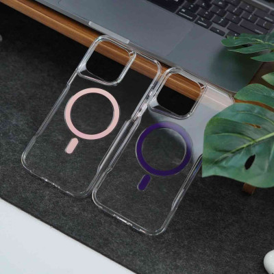 Ốp lưng chống sốc trong suốt chống ố vàng cho iPhone 12 13 14 15 Pro Max hiệu Likgus CANDY - Nút bấm kim loại, viền bảo vệ camera - Hàng nhập khẩu
