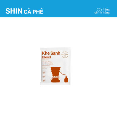 Cà phê Khe Sanh Blend - SHIN Cà Phê - Phin giấy - Hộp 5 gói