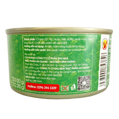 Thùng (06 hộp) Cá Linh kho mía - Antesco