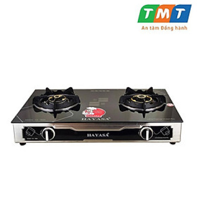 [HÀNG CHÍNH HÃNG] Bếp gas đôi cao cấp Hayasa HA-9000 kiềng gang rời, đầu đốt đồng mũ nguyên khối