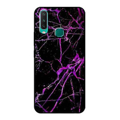 Ốp Lưng in cho Vivo Y17 Mẫu Nền Đá Hoa 7 - Hàng Chính Hãng