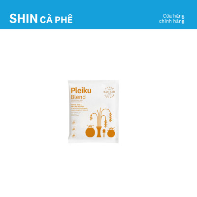 Cà phê Pleiku Robusta - SHIN Cà Phê - Phin giấy - Hộp 5 gói