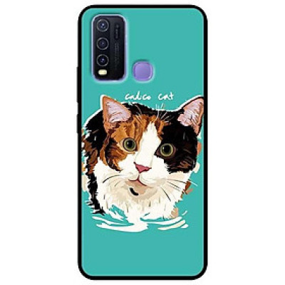 Ốp lưng dành cho Vivo Y30 - Y30i - Y50 mẫu Chú Mèo Ba Màu