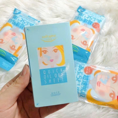 Giấy Thấm Dầu Nhanh Kose Softymo Quick Oil Off Sheet (150 Miếng)