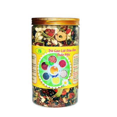 Trà gạo lứt đậu đen  - (Thanh nhiệt, mát gan, lợi sữa, an thần và ngủ ngon ) - 500gr