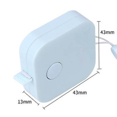 Thước dây da cuộn Deli  7965- 1.5m Đô chỉ số cơ thể trước sau khi tập GYM