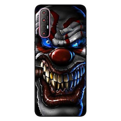 Ốp lưng dành cho Oppo Reno 3 Pro mẫu Gã Hề Hút Thuốc