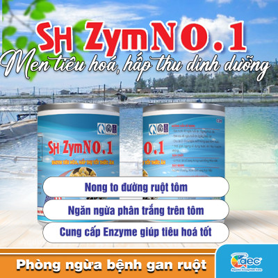 Chế phẩm men tiêu hóa SH Zym – Hỗ trợ hấp thụ dinh dưỡng cho tôm cá