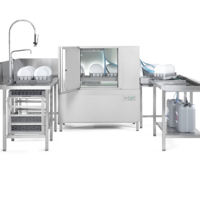 Máy rửa chén băng tải Winterhalter C50 M - Tráng đơn - Hàng Chính Hãng