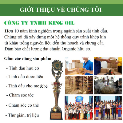 Tinh dầu Cam ngọt 50ml nguyên chất từ thiên nhiên, thơm phòng, xông phòng, đuổi muỗi, khử mùi - KingOil