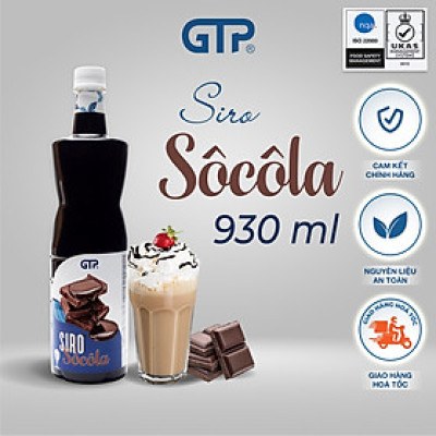 Siro GTP hương Dâu/ Sô cô la/ Đường đen
