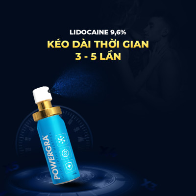 Chai xịt Mỹ Powergra Delay Spray Menthol - Chai 13ml