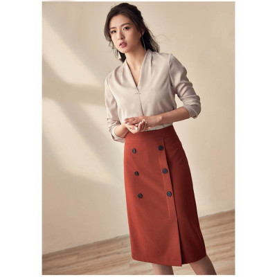 CHÂN VÁY CÔNG SỞ 6 NÚT HANA