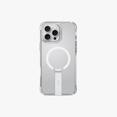 Ốp Lưng UNIQ ELEVA Cho iPhone 16 Pro Max Có Chân Đế Bằng Nhôm Cho Góc Nhìn Hoàn Hảo Tương Thích Sạc Không Dây MagClick Hàng Chính Hãng