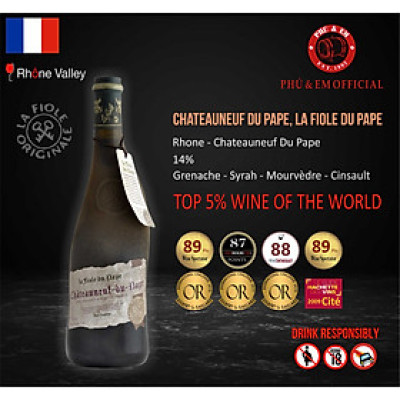 Rượu Vang Đỏ Pháp Chateauneuf du Pape La Fiole du Pape 1.5L
