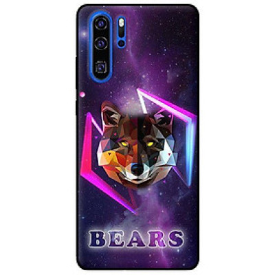 Ốp lưng in cho Huawei P30 Pro Gấu Neon - Hàng chính hãng