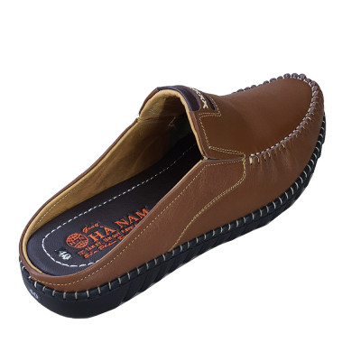 Dép bít mũi nam da bò thật HÀ NAM cao cấp GSB2045