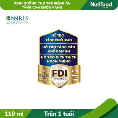 Thùng Sữa bột pha sẵn GrowPLUS+ Biếng ăn (XANH) cho trẻ tăng cân khoẻ mạnh 1+ (48 hộp x 110ml)