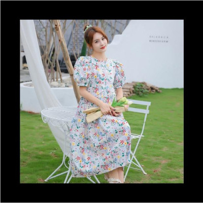 ĐẦM BẦU VÁY BẦU CÔNG SỞ BÔNG ĐI BIỂN ( sau sanh có dây kéo cho bú )