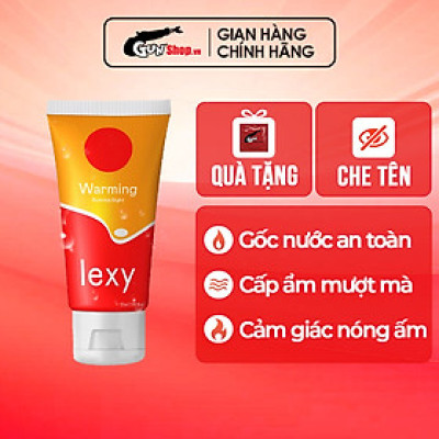Gel bôi trơn ấm nóng - Lexy Warming - Chai 55ml