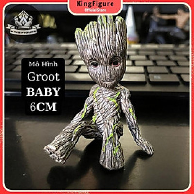 Mô hình Groot Baby 6cm ( Dùng trang trí trên oto , bàn làm việc ) - Figure Avengers - Mô Hình Siêu Nhân