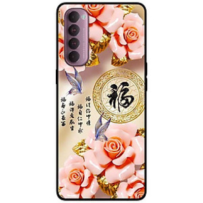 Ốp lưng dành cho Oppo Reno 4 Pro mẫu Hoa Bướm