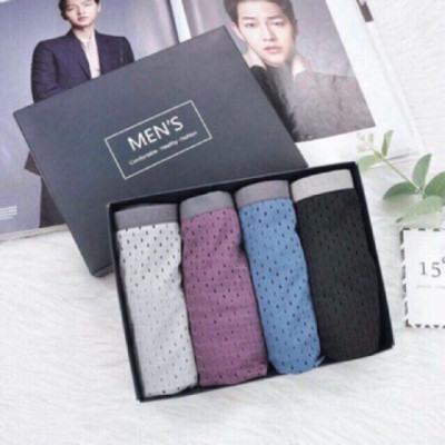 HỘP 4 CHIẾC QUẦN SỊP NAM MEN’S THÔNG HƠI CHẤT MÁT