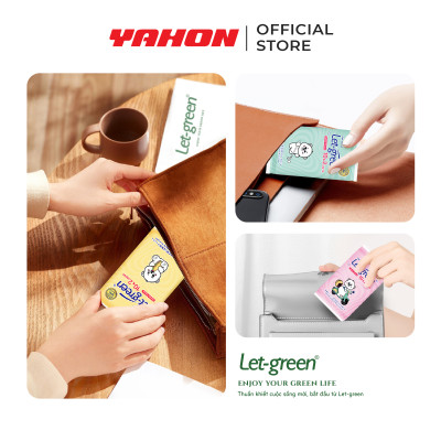 Combo Gói Khăn Giấy Bỏ Túi Tiện Lợi LET-GREEN, 10 Tờ/Gói