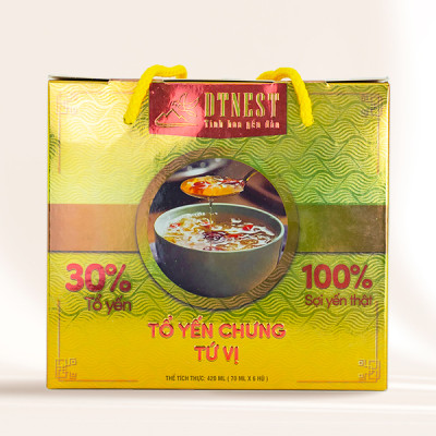 Yến Chưng Tứ Vị DTNEST - Lốc 6 Hũ - Bồi Bổ Sức Khỏe