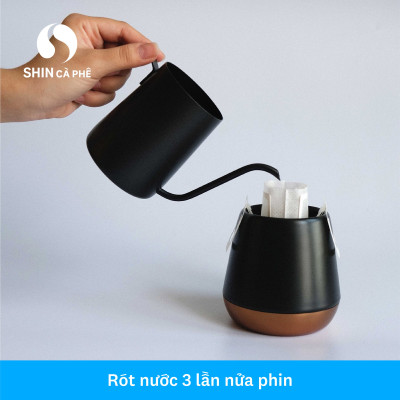 Cà phê Khe Sanh Blend - SHIN Cà Phê - Phin giấy - Hộp 5 gói