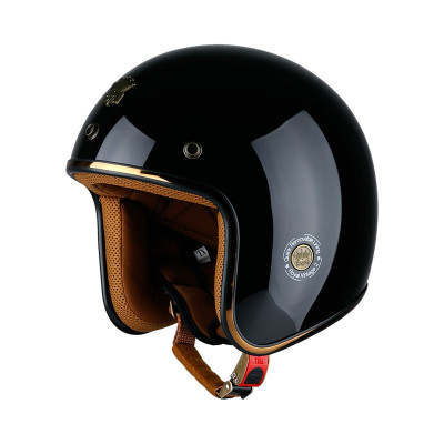 Nón bảo hiểm 3/4 ROYAL M20C đen bóng