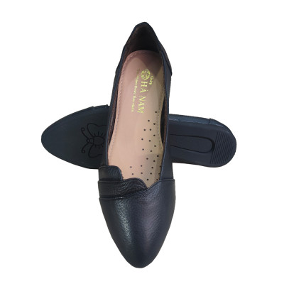 Giày Nữ Búp Bê Đế Bệt HÀ NAM Da Bò Thật Cao Cấp GBBN2072