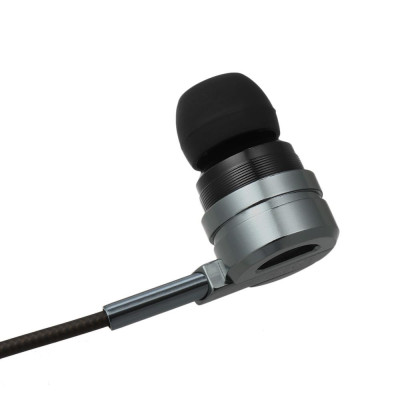 Tai nghe có dây PTM M6 Tai nghe nhét trong di động Tai nghe kim loại 3.5mm Điều khiển đường truyền đa năng có Mic cho di động