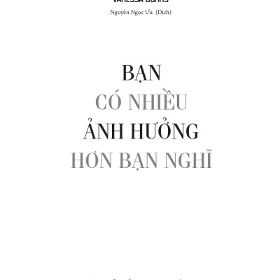 Sách: Bạn Có Nhiều Ảnh Hưởng Hơn Bạn Nghĩ