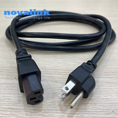 Dây nguồn C15 dài 2m Novalink NV-53002A | Dây nguồn 3 chấu cho UPS, PDU, server..13A-220/250V. Hàng chính hãng