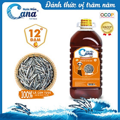 Nước mắm Cana 12 độ Đạm - 5 Lít Chai PET
