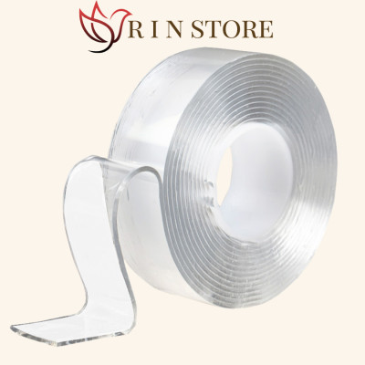 Băng Keo Nano Dán 2 Mặt Trong Suốt - Băng Dính Đa Năng - Dán Tường Treo Đồ, Treo Tranh Ảnh, Cố Định Vật,...Hàng Cao Cấp Chính Hãng PaKaSa